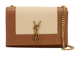 Kate Crossbody, Canvas/Leather, Cream/Tan, 742580, B/DB, 3*